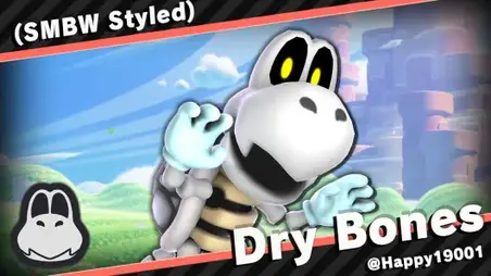 Dry Bones Super Smash Bros Ultimate MOD Download.